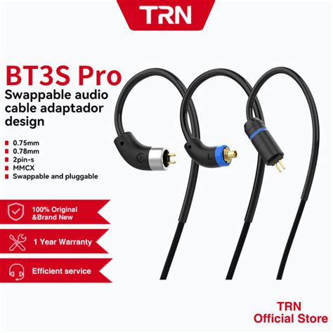 TRN BT3S PRO Wireless Bluetooth Compatible 5 1 Aptx HD 0 75 0 78mm MMCX