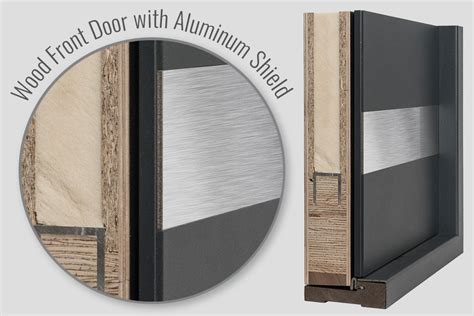 Aluminum Clad Wood Entry Doors Custom Modern Doors Chicago