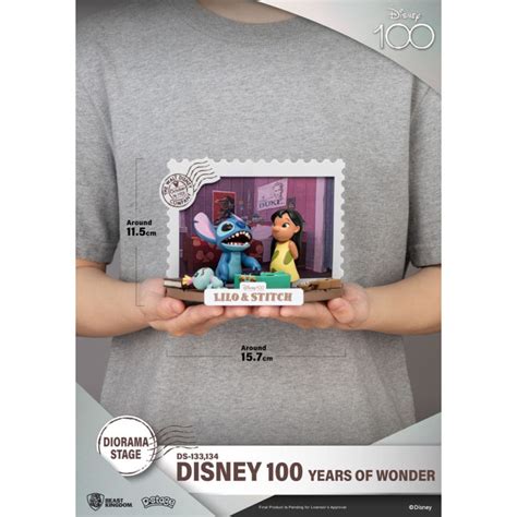 Disney 100 Years Of Wonder D Stage PVC Diorama Lilo Stitch 10 Cm