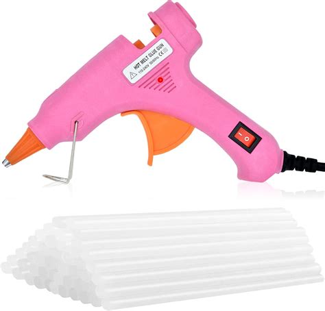 Amazon Hot Glue Gun With Pcs Melt Glue Sticks Mini Hot Melt