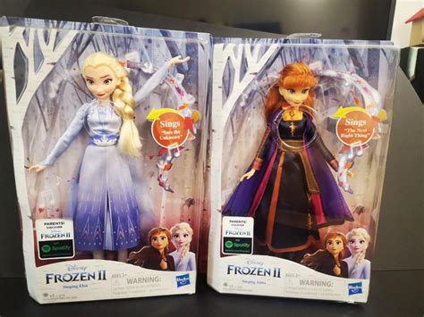 Disney Frozen 2 Singing Elsa And Anna Doll Hobbies And Toys Toys And Games