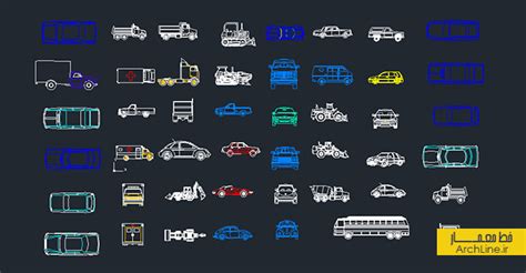 دانلود رایگان سمپل ماشین آلات برای اتوکد Dwg خط معمار