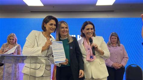 Encontro Michelle Bolsonaro e Rosana Valle traça metas do PL Mulher