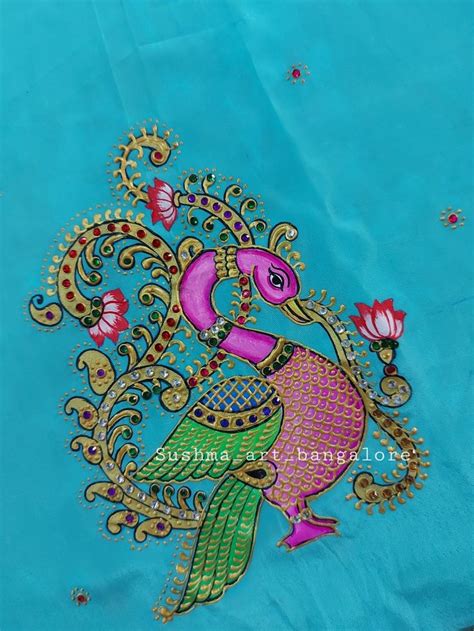 Pin By Bhagya Rajeswari F Designer On Mural Painting Fabric