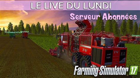 BE PC HD FARMING SIMULATOR 17 Serveur Abonnés Venez YouTube