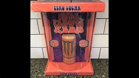 Monster Energy Zero Sugar Ultra Peachy Keen Review Youtube