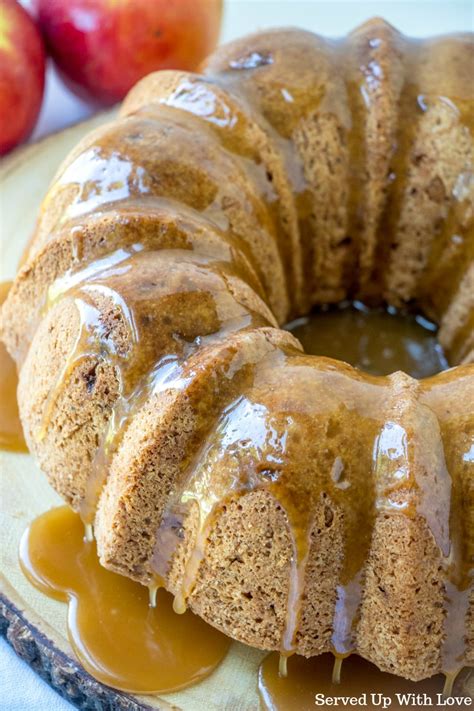 Caramel Apple Pound Cake Served Up With Love