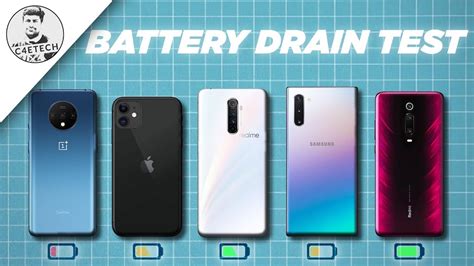 Realme X2 Pro Vs Iphone 11 Vs Redmi K20 Pro Vs Oneplus 7t Vs Note 10 Extreme Battery Drain