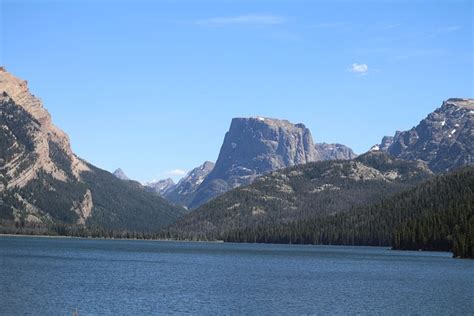 Square Top Mountain Wyoming Green Free Photo On Pixabay Pixabay