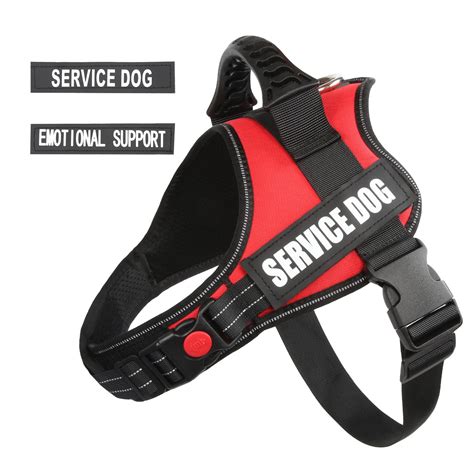 pawshoppie Real Reflective Service Dog Vest Harness 2 Free Removable Service Dog 657835960292 | eBay