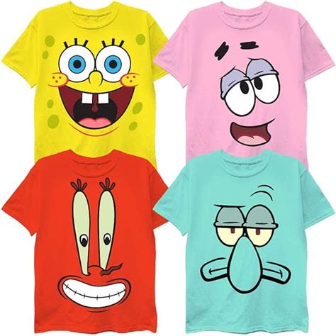 Spongebob Squarepants Paquete De Camisetas Para Ni Os Bob Esponja