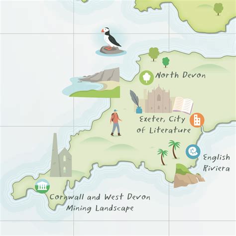 Unesco Uk Illustrated Map Hireillo Hire An Illustrator