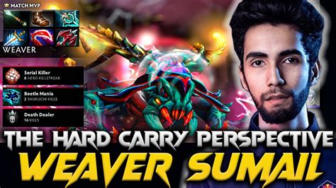 Crazy Mvp Sumail Weaver The Hard Carry Dota Pro Gameplay B