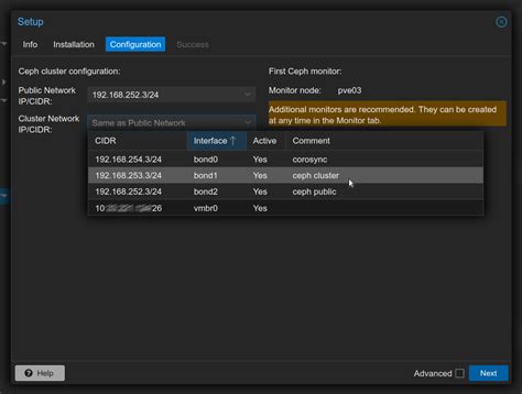 Proxmox Cluster Ha Ceph Memo Linux