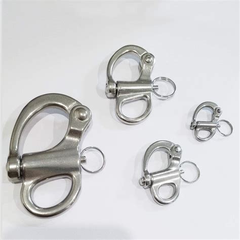 Swivel Jaw Snap Shackle Quick Release Bail Rigging Sailing Boat Marine