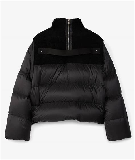 Black Rick Owens Drkshdw Cyclopic Jacket X Moncler Svd