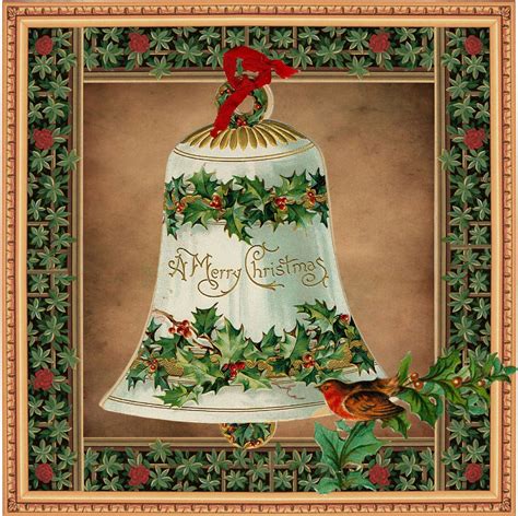 Vintage Christmas Illustration Free Stock Photo Artofit