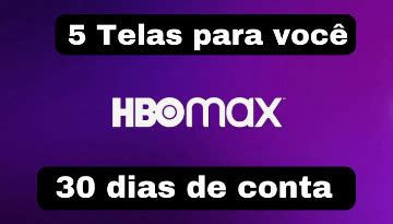 1 Conta HBO Max Apenas Sua 30 Dias Assinaturas E Premium GGMAX