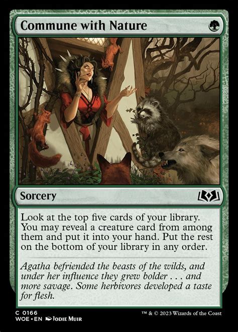 Commune With Nature Wilds Of Eldraine Standard Card Kingdom