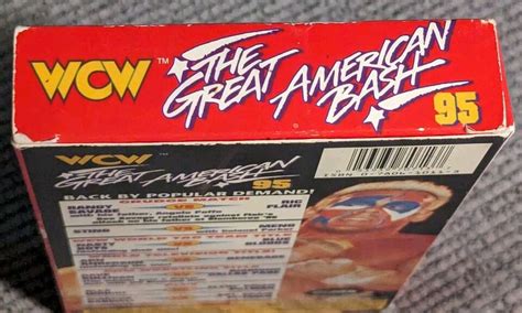 VINTAGE WCW THE GREAT AMERICAN BASH 1995 VHS TAPE NWA NWO WWF WWE Non