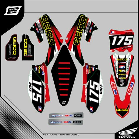 Custom graphics HONDA CR 125 Lamination type Standard