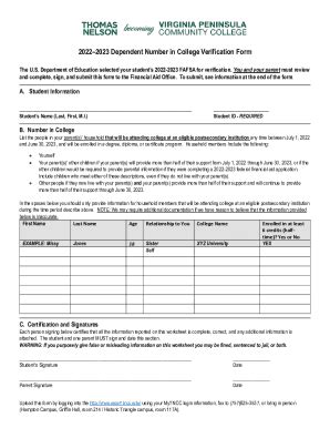 Fillable Online Alert Wcc Vccs Edusitesdefault Dependent Number