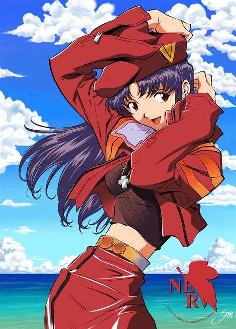 Katsuragi Misato Misato Katsuragi Neon Genesis Evangelion Image