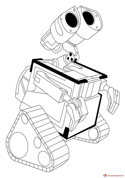 Wall E Coloring Page For Kids Wall E Coloring Pages For Kids