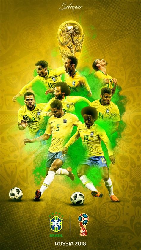 Brazil Football National Players Soccer Team Hd Phone Wallpaper