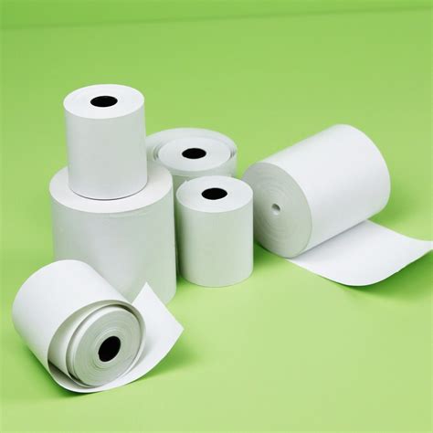 Thermal Paper Receipt Paper In Small Rolls Used As Receipts In Banks