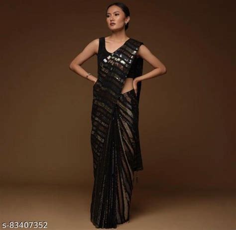 PARTY WEAR SEQUENCE SAREE