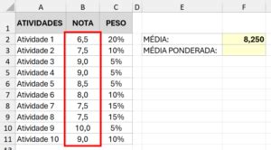 Como Calcular M Dia Ponderada No Excel