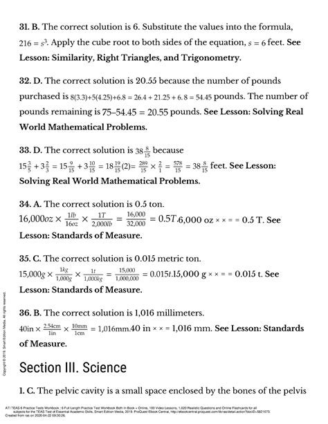 Ati Teas 6 Practice Tests Workbook 6 Full Length P B The Correct