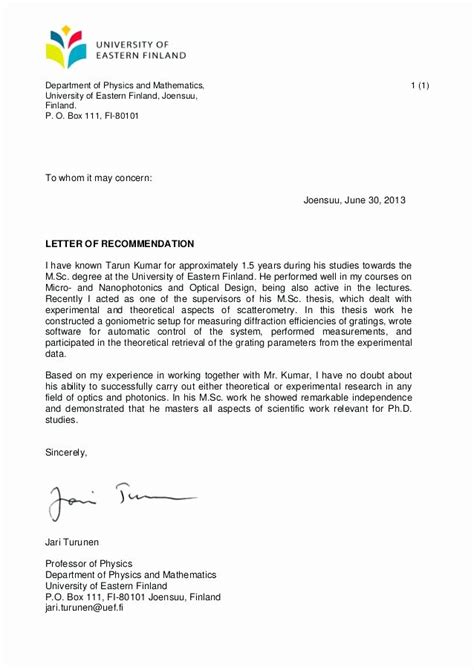 30 Recommendation Letter For Visa Hamiltonplastering