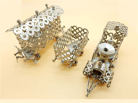 locomotive train locomotive sculpture metal sculpture steel etsy