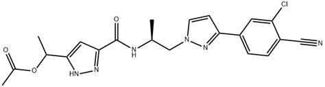 H Pyrazole Carboxamide Acetyloxy Ethyl N S