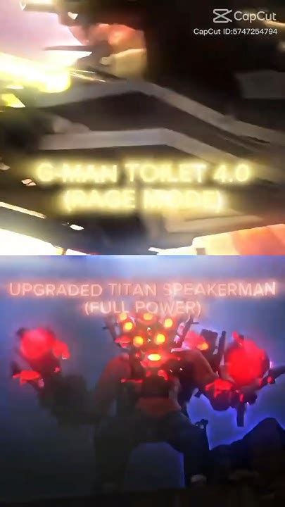 G Man Toilet 40 Rage Mode Vs Titan Speaker Man Full Power