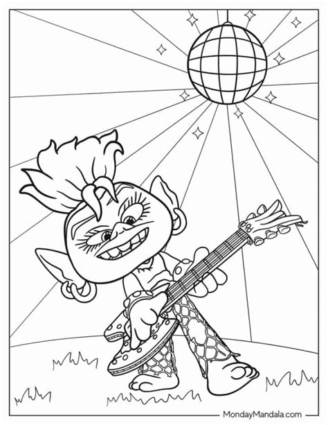 34 Trolls Coloring Pages Free Pdf Printables