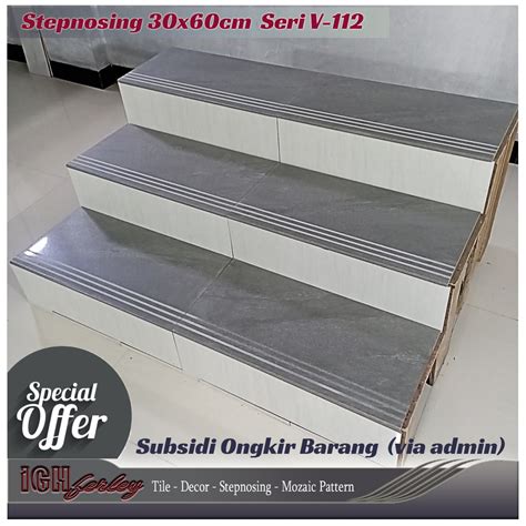 Jual Stepnosing Granit X Cm Pijakan Tangga Motif Batu Veinstone