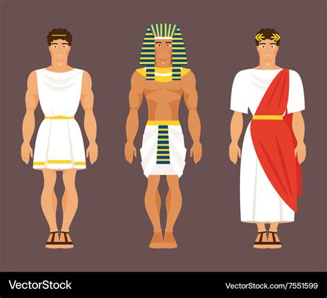 Ancient greek egyptian and roman Royalty Free Vector Image