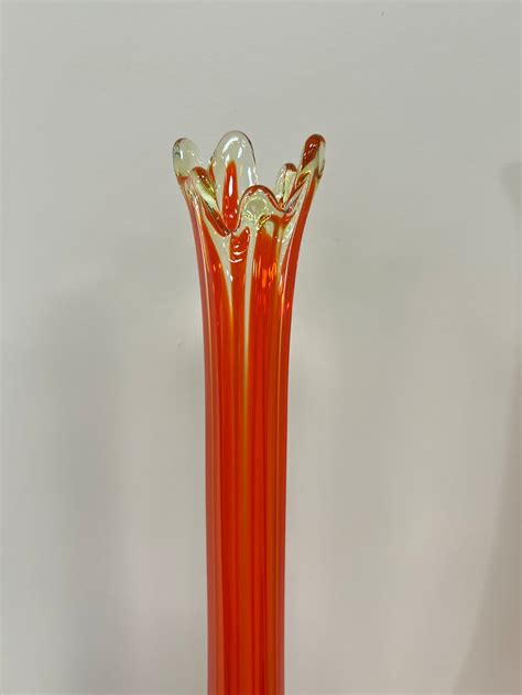 Mid Century Modern Viking Art Glass Swung Bud Vase Choose Etsy