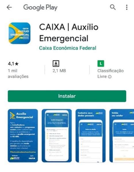 Caixa lança aplicativo para solicitar auxílio emergencial de R 600