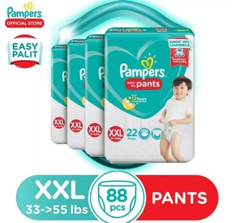 Pampers Pants Xxl 22s X 4 Pack 88pcs Lazada Ph