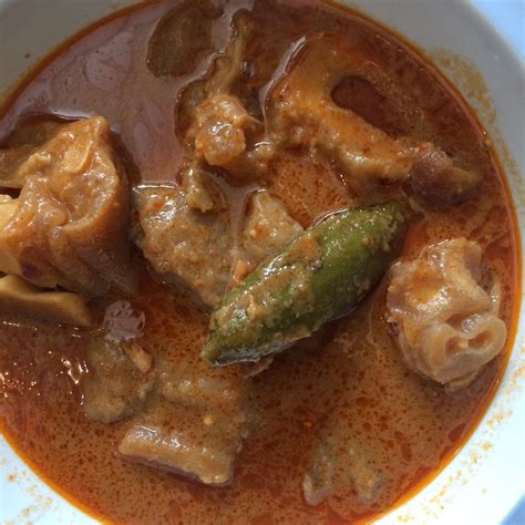 Konkonte And Groundnut Peanut Butter Soup With A Little Okra On The