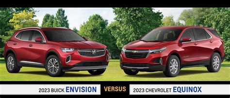 2023 Buick Envision Vs Chevy Equinox Size Features Tech