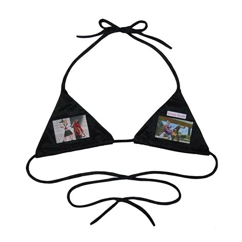 Summer Swimsuit Women Sexy Bikini Set Anime Graphic Print Padded Thong Two Pieces Swimwear