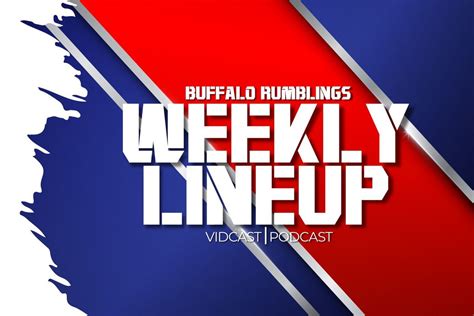 This week on the Buffalo Rumblings cast network - Buffalo Rumblings