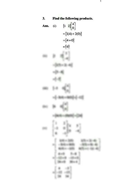 Solution Matrices And Determinants Exercise Qno Studypool