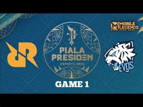 Rrq Sena Vs Evos Icon Game Piala Presiden Esports Main Event