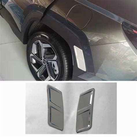 Chrome ABS Before After Wheel Eyebrow Trim Cover For 2022 2023